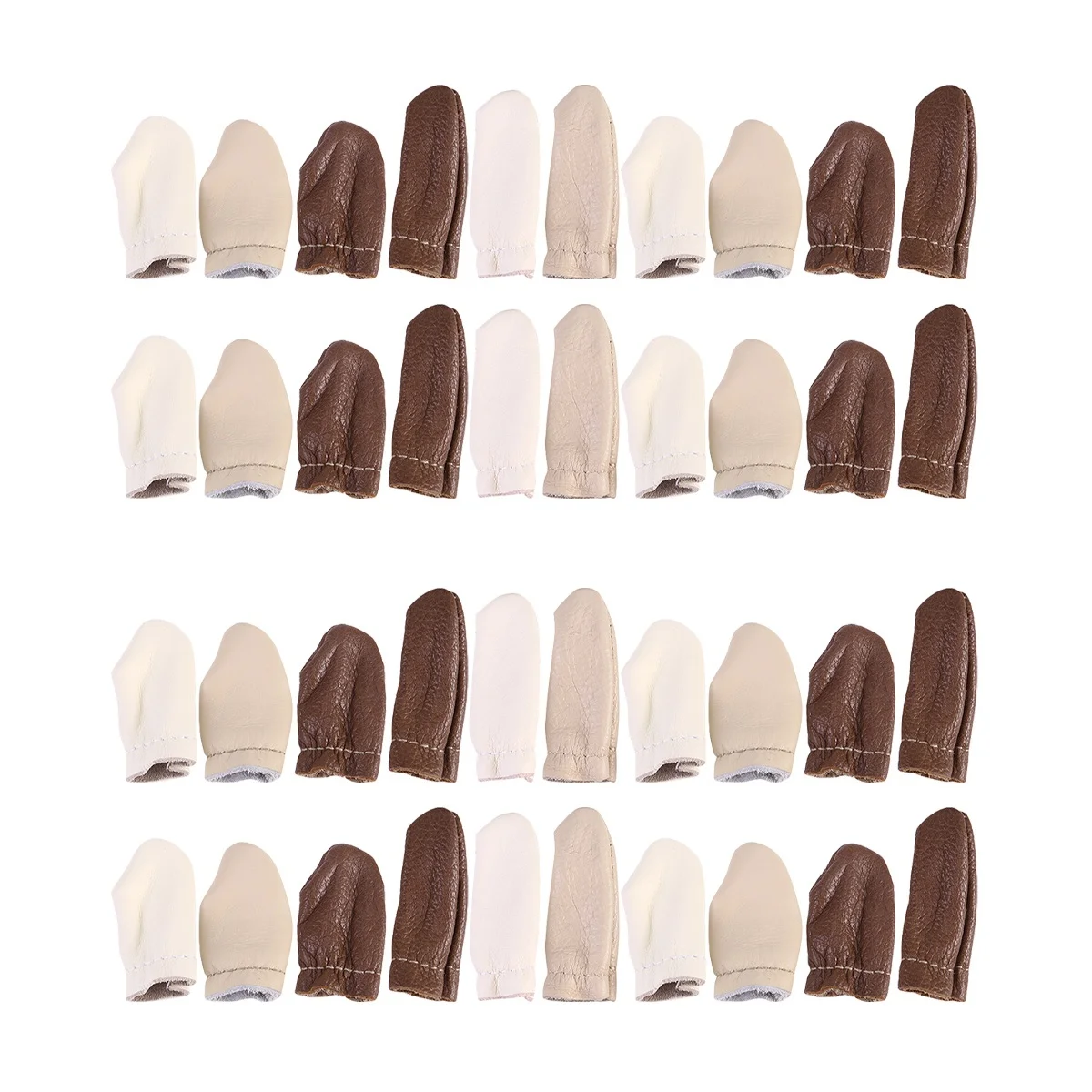 40 шт., наперсток для пальцев из воловьей кожи
40 шт., наперсток для пальцев из воловьей кожи