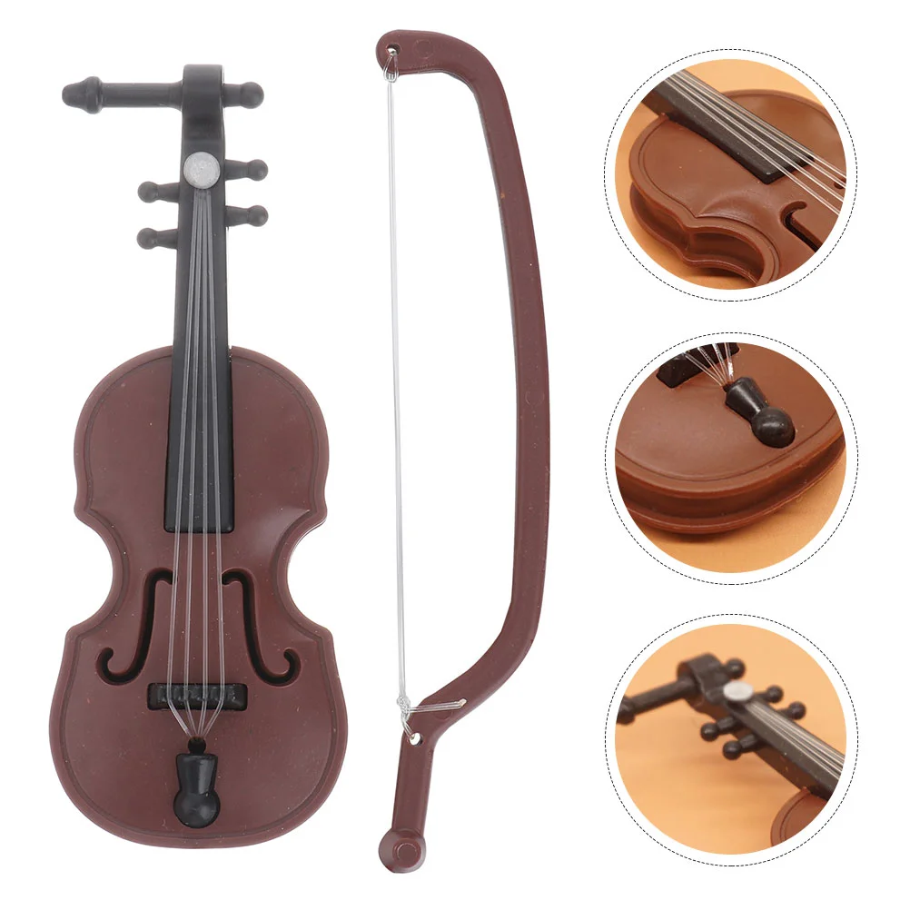 

Violin Ornaments Statue Instruments Adornment Tiny Model Studio Photo Prop Desktop Musical Mini Decor Home Decorations