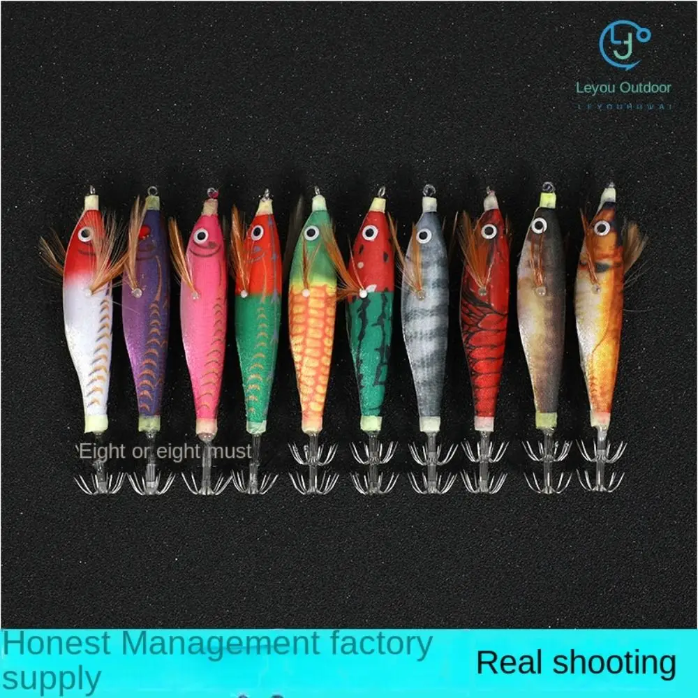 10pcs/Bag fishing tackle wood shrimp lures 2023 jigs lead sinker fishing bait explosive hook Hard squid hook simulation
10pcs/Bag fishing tackle wood shrimp lures 2023 jigs lead sinker fishing bait explosive hook Hard squid hook simulation