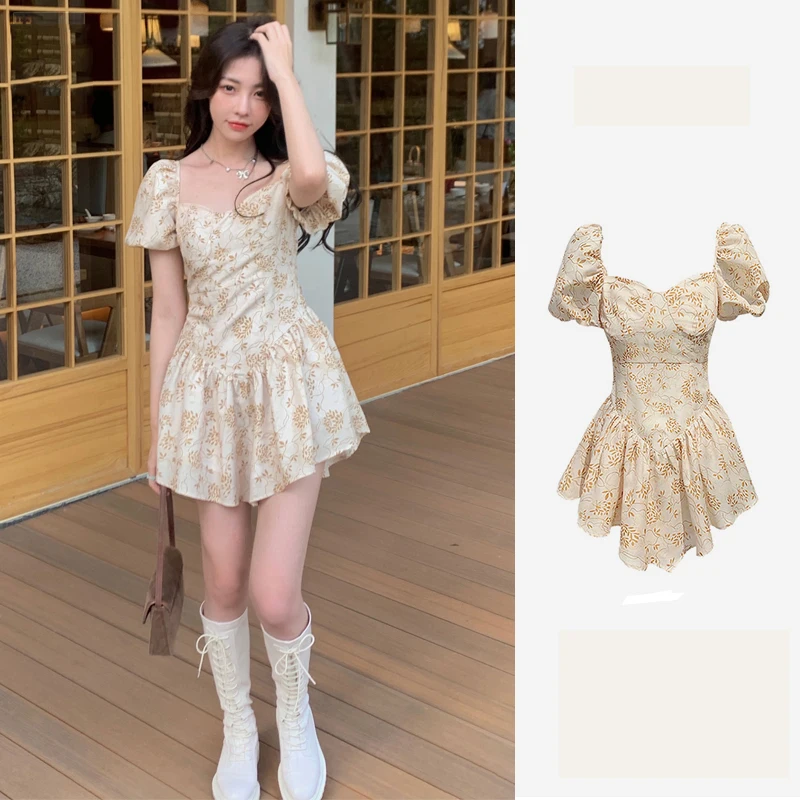 Summer Elegant Fashion Mini Skirt Midi Dress Women 2022 Irregular Hot Girl Floral Women's Dresses Vintage Holiday Beach Clothing
Summer Elegant Fashion Mini Skirt Midi Dress Women 2022 Irregular Hot Girl Floral Women's Dresses Vintage Holiday Beach Clothing