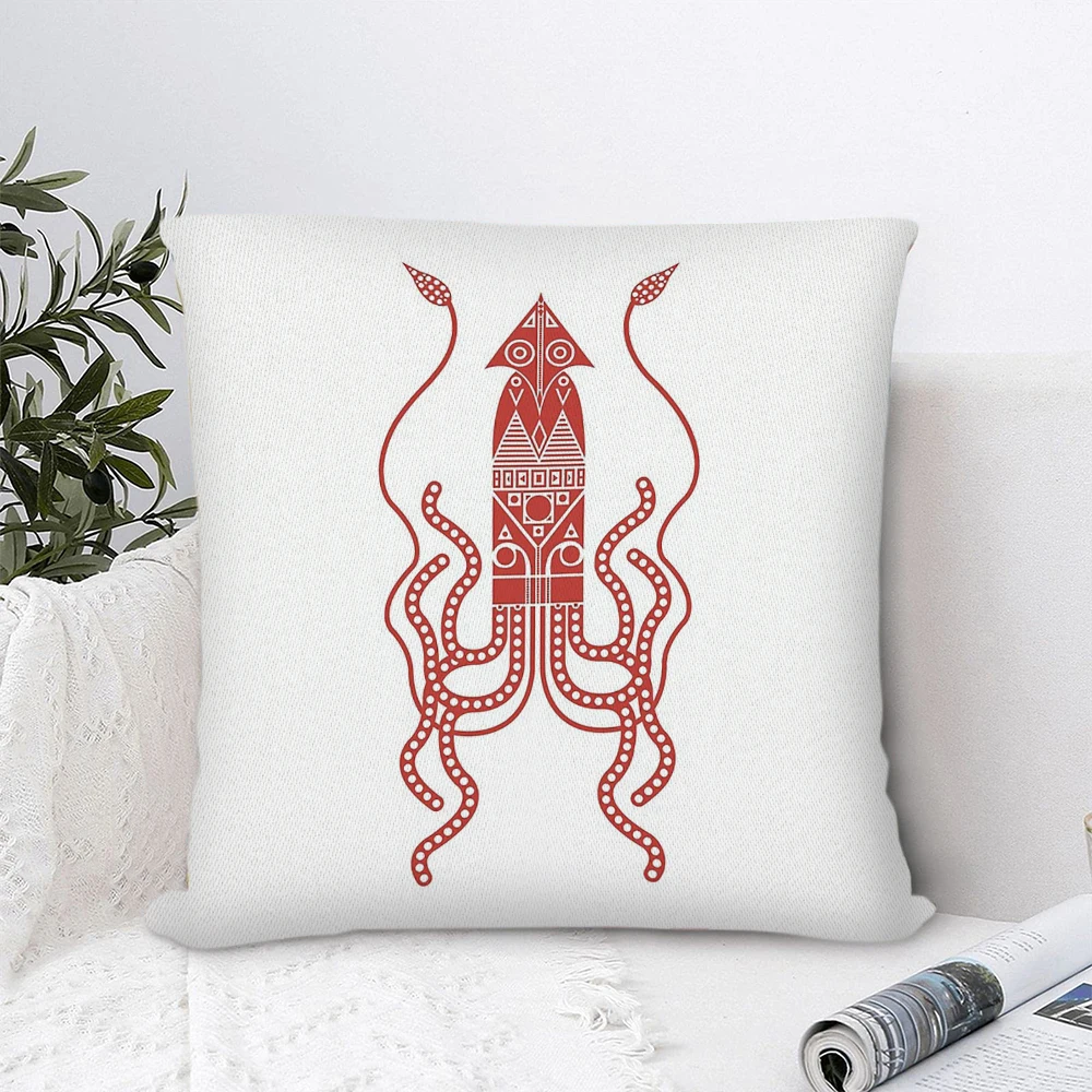 Squid Polyester Pillow Cover Decorative Pillows for Sofa Bedroom Pillow Cases Home Decor Cushion Covers 45*45cm
Squid Polyester Pillow Cover Decorative Pillows for Sofa Bedroom Pillow Cases Home Decor Cushion Covers 45*45cm