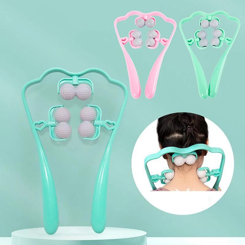 1PC Plastic Pressure Point Therapy Neck Massageador Massagem Relieve Hand Roller Neck Massager for Neck Shoulder Trigger Point
1PC Plastic Pressure Point Therapy Neck Massageador Massagem Relieve Hand Roller Neck Massager for Neck Shoulder Trigger Point