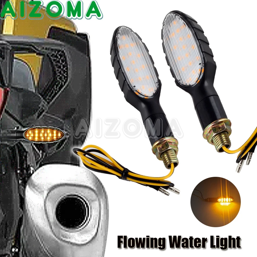 Universal 10mm Motorcycle Amber LED Turn Signals Blinker Flowing Water Light For BMW Honda Harley Yamaha Suzuki Bobber Kawasaki
Universal 10mm Motorcycle Amber LED Turn Signals Blinker Flowing Water Light For BMW Honda Harley Yamaha Suzuki Bobber Kawasaki