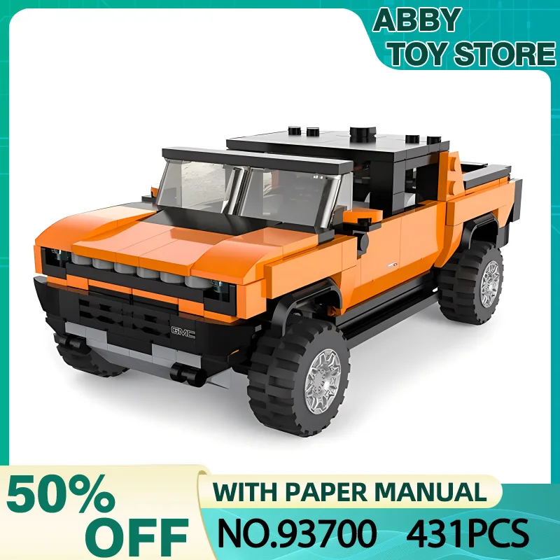 Rastar 93700 пикап спортивный гоночный автомобиль внедорожник модель MOC строительные