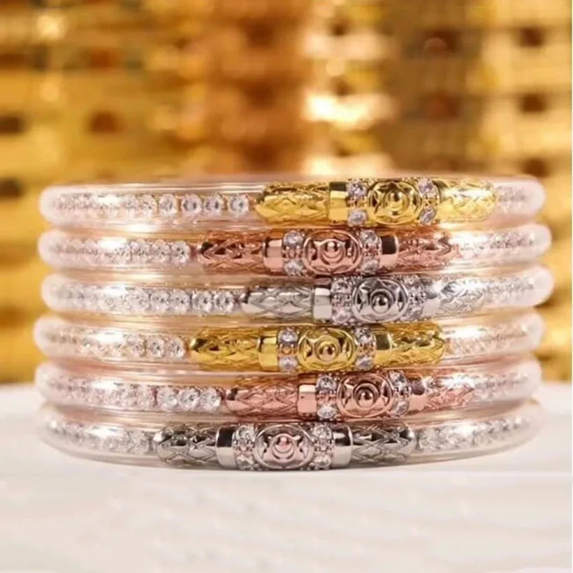 Glitter Filled Bangles Rhinestone Crystal Glitter Silicone Bracelet Sparkling Jelly Bangles Best Present Idea for Women Girls
Glitter Filled Bangles Rhinestone Crystal Glitter Silicone Bracelet Sparkling Jelly Bangles Best Present Idea for Women Girls