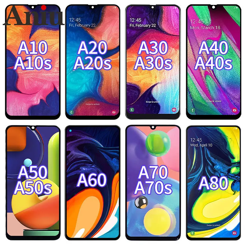 ЖК-дисплей для SAMSUNG GALAXY A10 A20 A30 A40 A50 A60 A70 A10S A20S A30S A40S A50S A70S, сенсорный экран с цифровым преобразователем в сборе
ЖК-дисплей для SAMSUNG GALAXY A10 A20 A30 A40 A50 A60 A70 A10S A20S A30S A40S A50S A70S, сенсорный экран с цифровым преобразователем в сборе