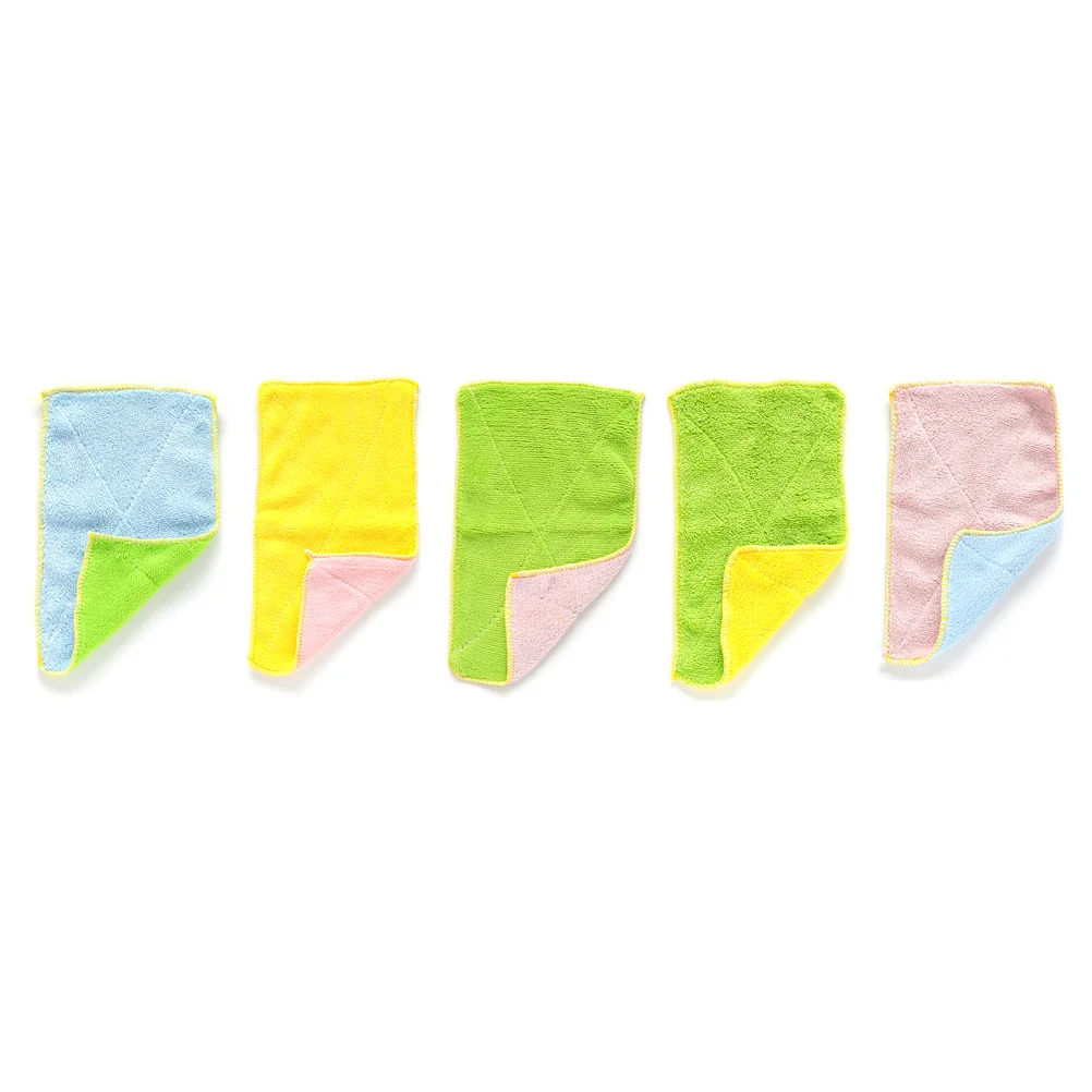 5Pcs Easy Wash Professional Kitchen Towel Two-color Splice Multipurpose Cleaning Cloth
5Pcs Easy Wash Professional Kitchen Towel Two-color Splice Multipurpose Cleaning Cloth