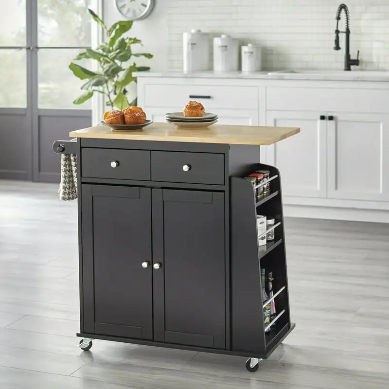 Wood Composite Kitchen Cart, Black Dish drying racks Food storage containers Kitchen storage & organization Kitchen accessories
Wood Composite Kitchen Cart, Black Dish drying racks Food storage containers Kitchen storage & organization Kitchen accessories