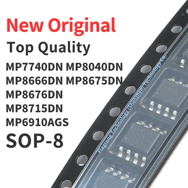Чип MP7740DN MP8040DN MP8666DN MP8675DN MP8676DN MP8715DN MP6910AGS SOP-8, новая оригинальная микросхема, 10 шт.
Чип MP7740DN MP8040DN MP8666DN MP8675DN MP8676DN MP8715DN MP6910AGS SOP-8, новая оригинальная микросхема, 10 шт.