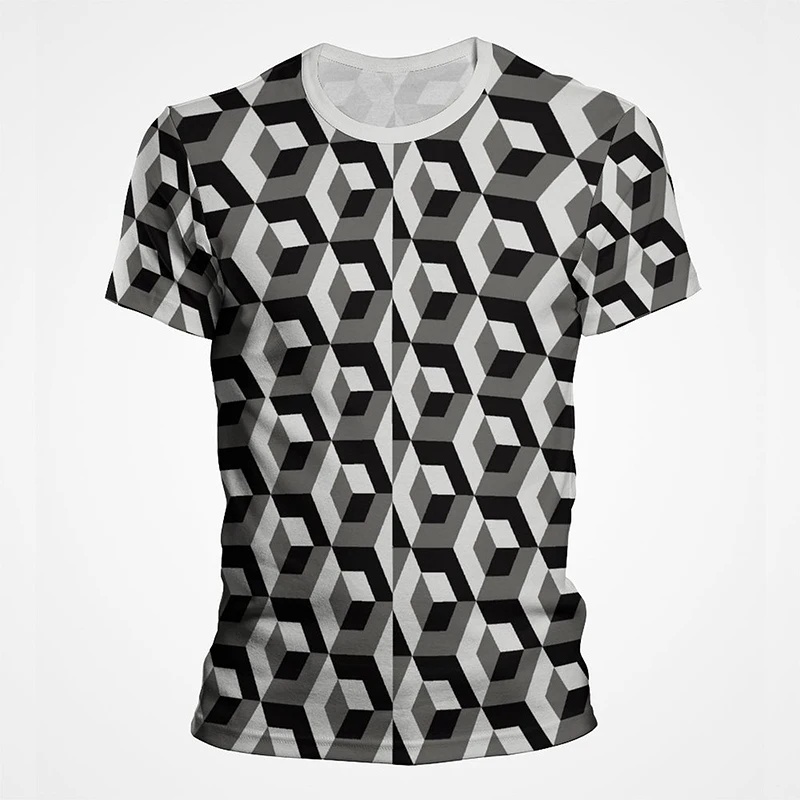 Geometry Black White Abstract Texture Op Art 3D Print Summer Casual Short Sleeve T Shirt Men Women Cool Streetwear Tops T-shirts
Geometry Black White Abstract Texture Op Art 3D Print Summer Casual Short Sleeve T Shirt Men Women Cool Streetwear Tops T-shirts