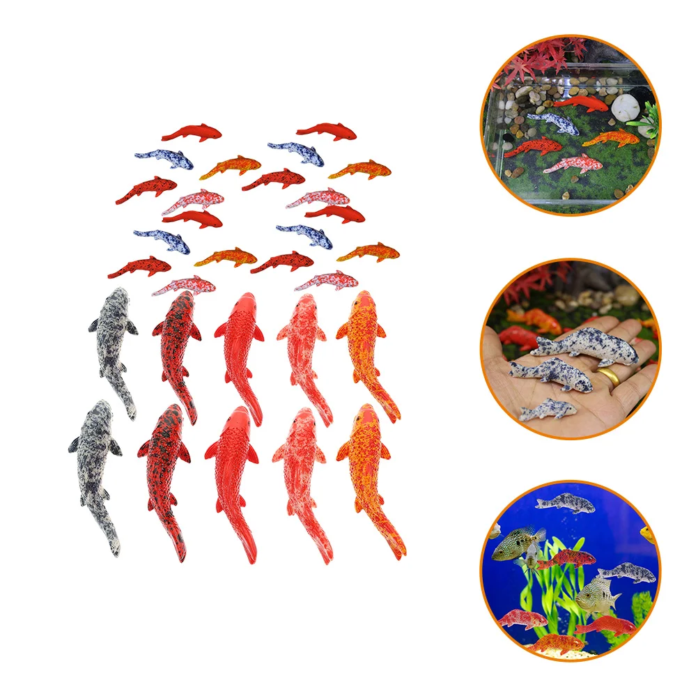 30pcs Artificial Carp Fake Fish Model Fish Tank Decorative Simulation Fancy Carp Fish
30pcs Artificial Carp Fake Fish Model Fish Tank Decorative Simulation Fancy Carp Fish