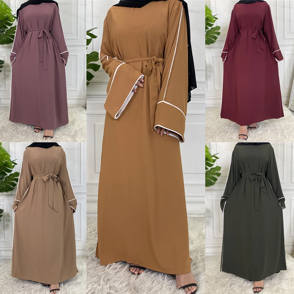 

Eid Ramadan Abaya Dubai Muslim Women Dress Maxi Robe Caftan Turkey Kaftan Islam Clothing Arabic Femme Vestidos Musulman De Mode