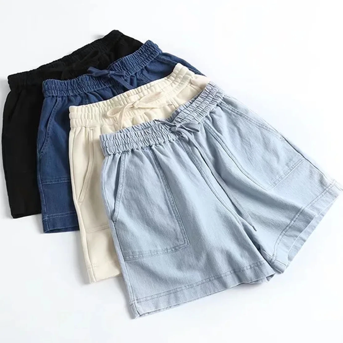 Elmsk England Style Fashion Simple High Waist Denim Shorts Collect Waist Pure Cotton Multicolor Harem Short Women Bermuda
Elmsk England Style Fashion Simple High Waist Denim Shorts Collect Waist Pure Cotton Multicolor Harem Short Women Bermuda