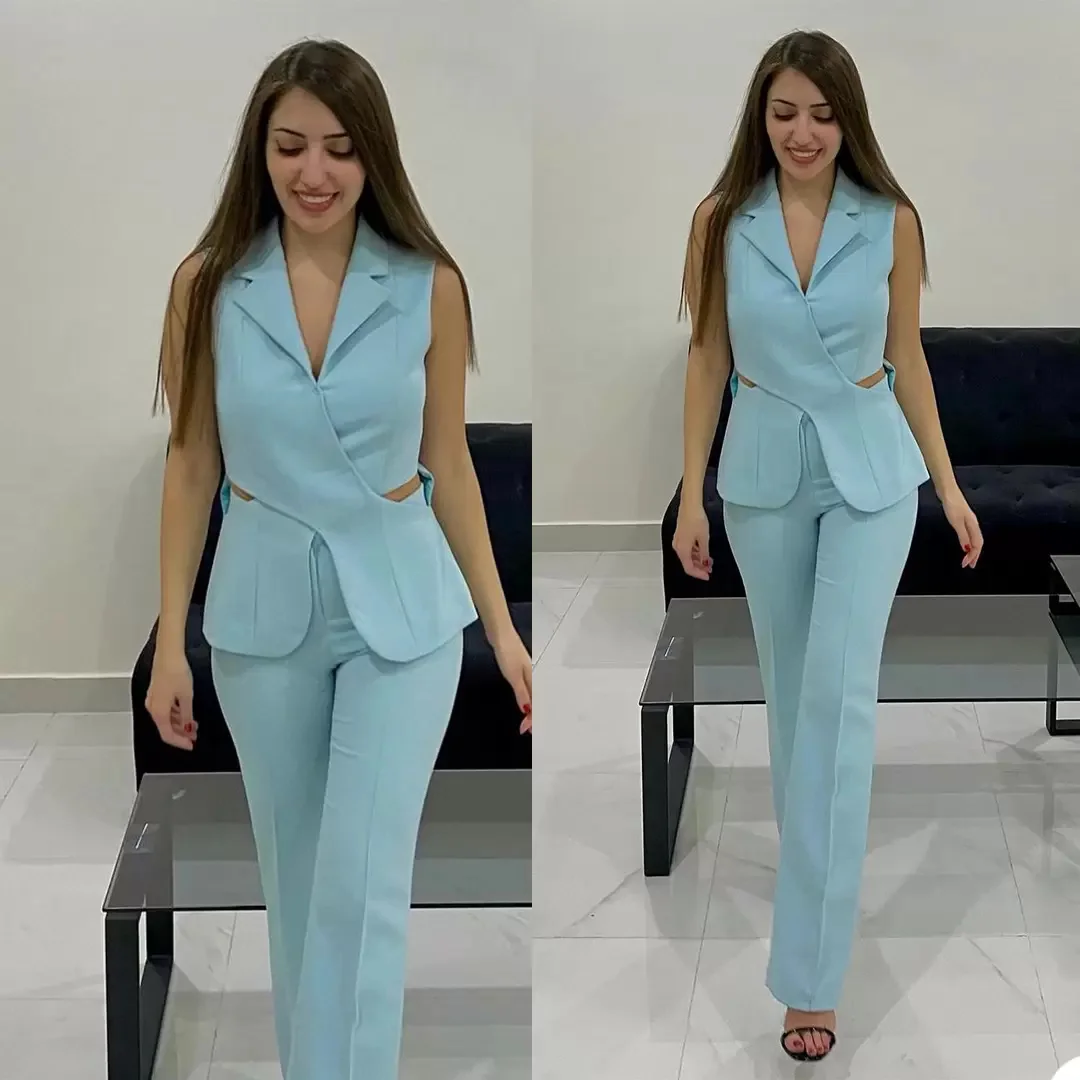 Elegant Women's Vest Pants Set 2 Piece Summer Business Waistcoat Trousers Fashion Design Pants For Lady костюм женский
Elegant Women's Vest Pants Set 2 Piece Summer Business Waistcoat Trousers Fashion Design Pants For Lady костюм женский