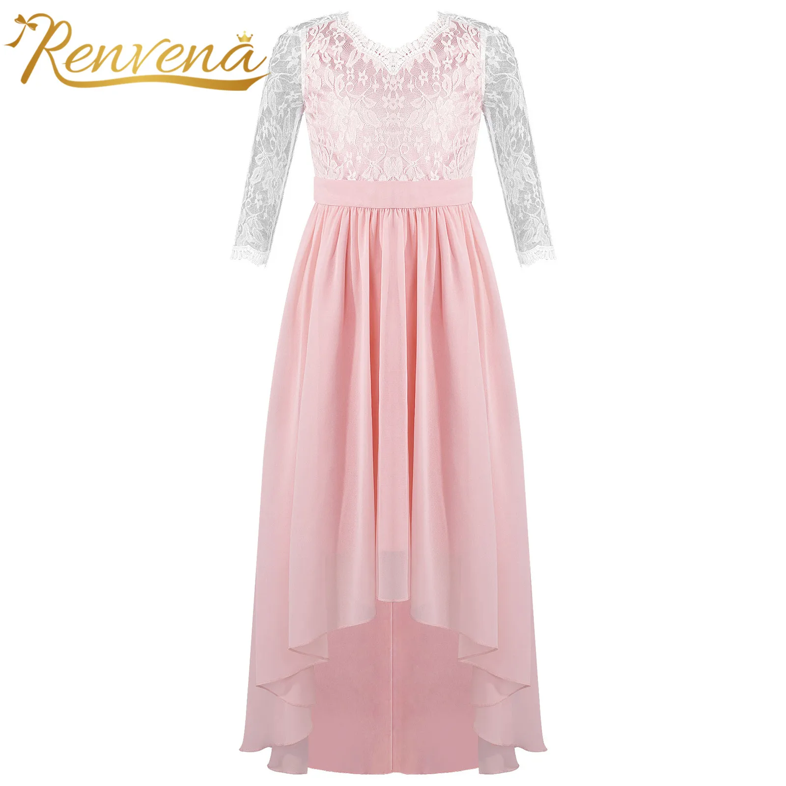Kids Dresses for Girls Hi-Lo Chiffon Ball Gown Floral Lace Flower Girl Dress Children Birthday Party Wedding Costume Robe Filles
Kids Dresses for Girls Hi-Lo Chiffon Ball Gown Floral Lace Flower Girl Dress Children Birthday Party Wedding Costume Robe Filles