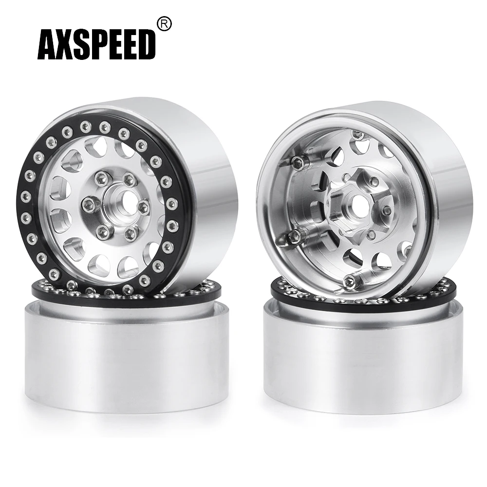 AXSPEED CNC Metal 1.9inch Beadlock Wheel Rims Hubs 56.5*30mm for Axial SCX10 TRX-4 TRX4 1/10 RC Crawler Car Truck Parts
AXSPEED CNC Metal 1.9inch Beadlock Wheel Rims Hubs 56.5*30mm for Axial SCX10 TRX-4 TRX4 1/10 RC Crawler Car Truck Parts