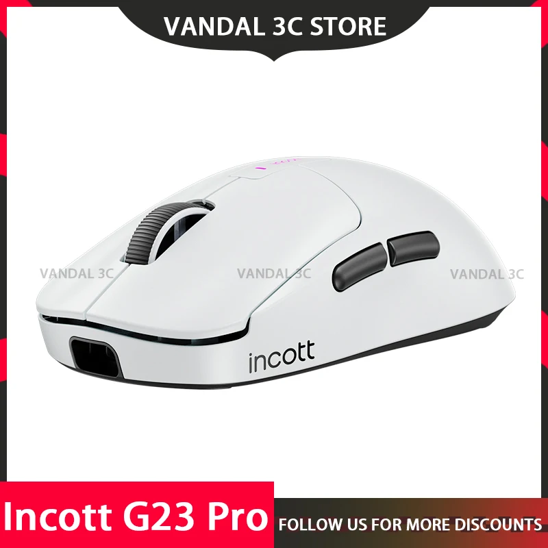 Мышь Incott G23 Pro беспроводная двойной режим 8K PAW3395 сенсорная игровая мышь с горячей