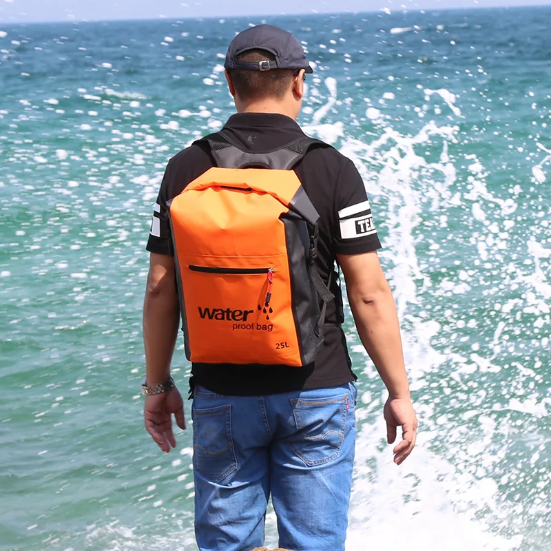 Водонепроницаемый рюкзак, водонепроницаемая сухая сумка, вместительная вместимость 25 л, с регулируемыми ремнями и удобным доступом, с карманом на молнии спереди
Водонепроницаемый рюкзак, водонепроницаемая сухая сумка, вместительная вместимость 25 л, с регулируемыми ремнями и удобным доступом, с карманом на молнии спереди