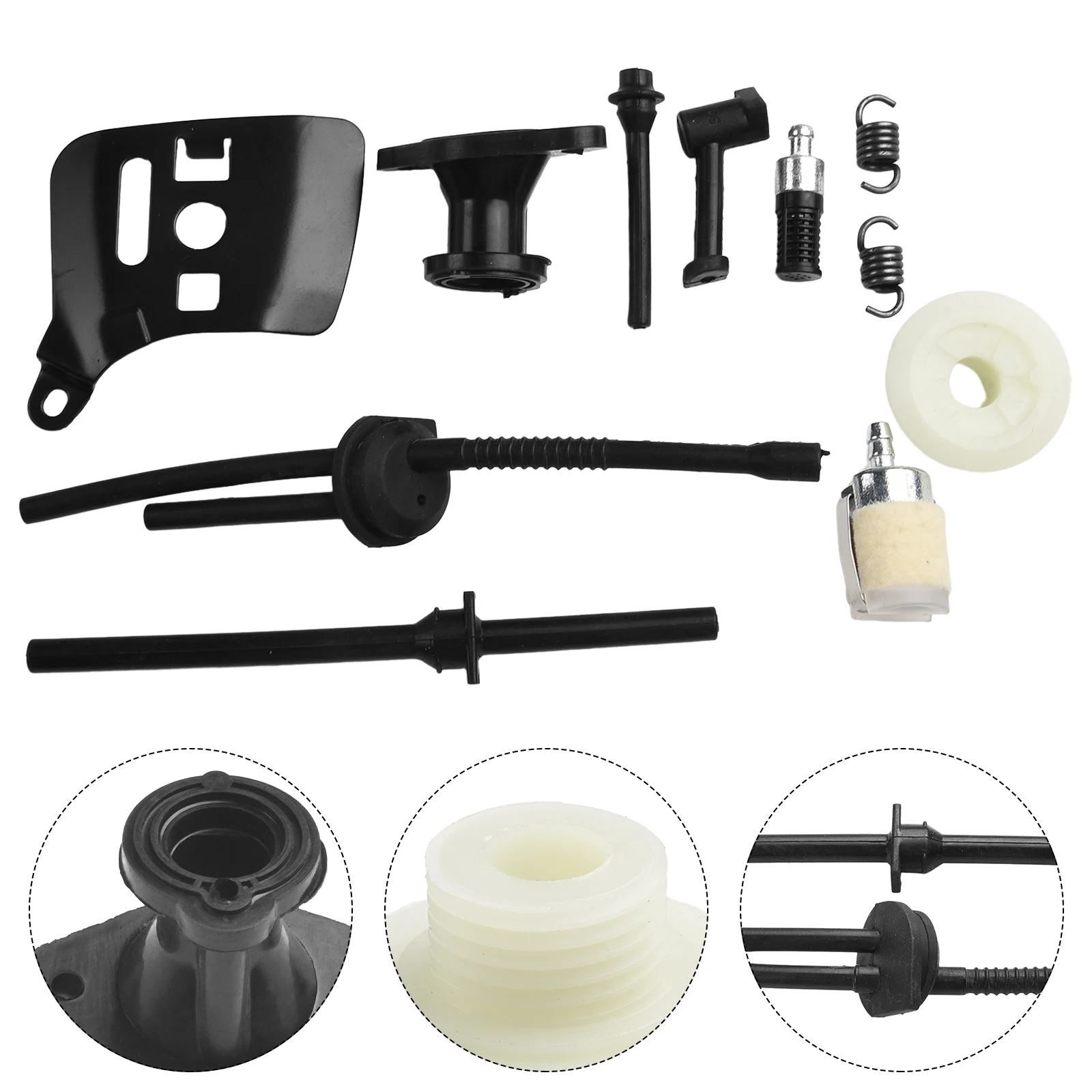 10pcs Chainsaw Repair Kit For Chinese 2500 25cc 2-Stroke Small Fuel Oil Hose Filter Worm Gear Intake Manifold Bar Plat Garden
10pcs Chainsaw Repair Kit For Chinese 2500 25cc 2-Stroke Small Fuel Oil Hose Filter Worm Gear Intake Manifold Bar Plat Garden
