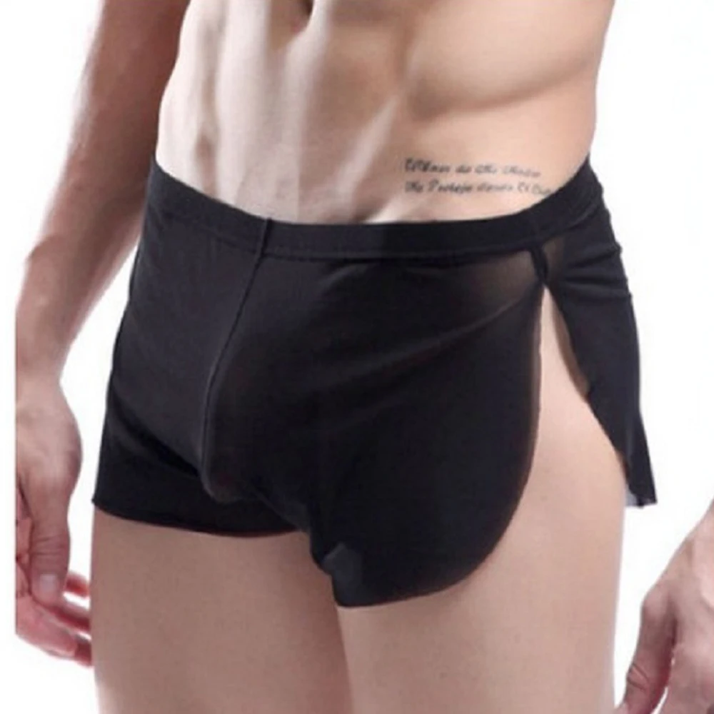 Sexy Underwear Hot Man Mesh Slips Homme Panties Boxer Men Shorts Side Split Trunks Briefs Underpants Male Mens Panties
Sexy Underwear Hot Man Mesh Slips Homme Panties Boxer Men Shorts Side Split Trunks Briefs Underpants Male Mens Panties