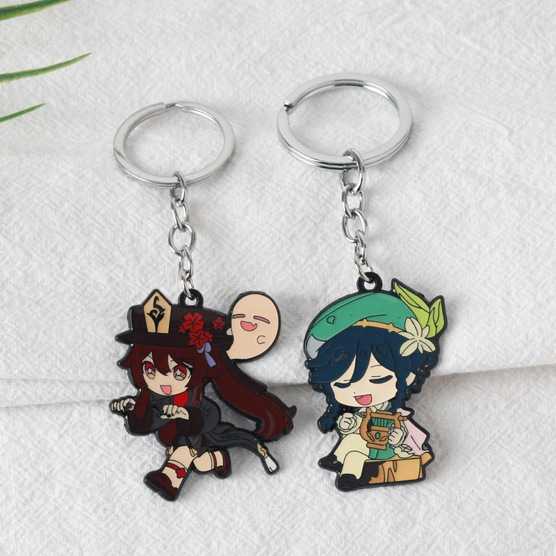 Game Anime Genshin Impact Keychain Cartoon Figure Hu Tao Barbatos Venti Pendant Key Chain Bag Accessories Car Key Ring Jewelry
Game Anime Genshin Impact Keychain Cartoon Figure Hu Tao Barbatos Venti Pendant Key Chain Bag Accessories Car Key Ring Jewelry