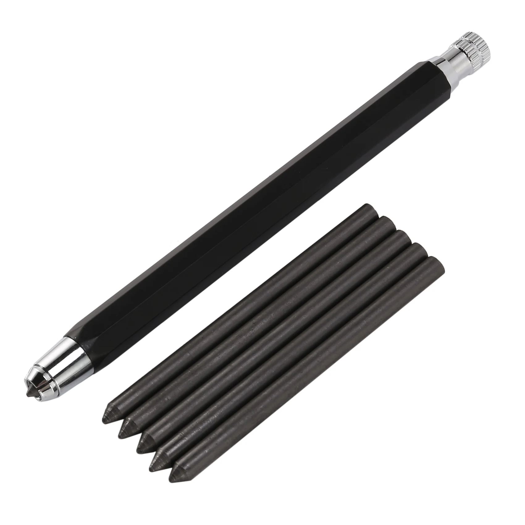 1 Set 5.6mm Metal Lead Holder Automatic Mechanical Graphite Pencil for Drawing Shading Crafting Art
1 Set 5.6mm Metal Lead Holder Automatic Mechanical Graphite Pencil for Drawing Shading Crafting Art