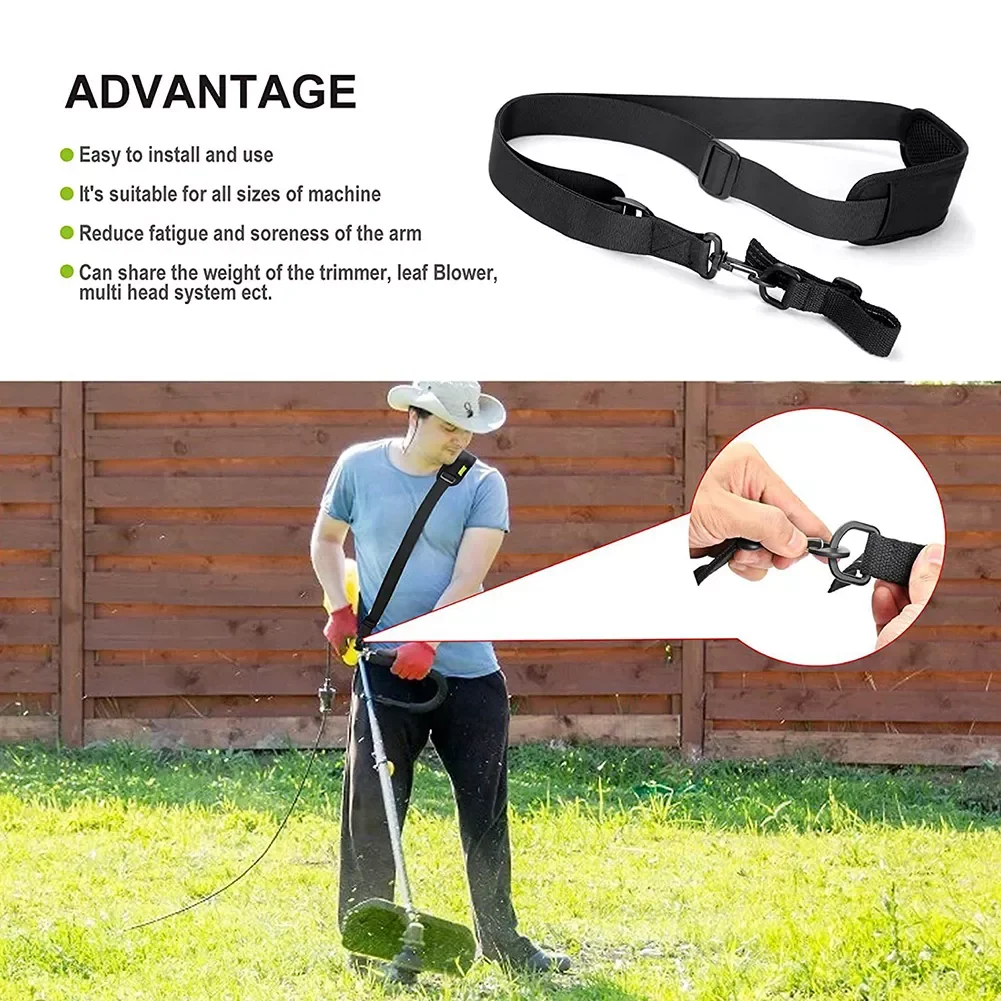 Universal Trimmer Shoulder Strap Garden Yard Lawn Mower Grass Brush Cutter Belt Adjustable Length Harness Tool Accessory
Universal Trimmer Shoulder Strap Garden Yard Lawn Mower Grass Brush Cutter Belt Adjustable Length Harness Tool Accessory