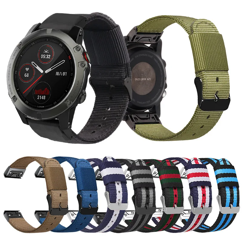 Sports Nylon Strap For Garmin Fenix 7X 6X Pro 5X Plus Watch Bracelet Band Loop For Fenix 3 HR Wrist Correa Clasp 20mm 22mm 26mm 
Sports Nylon Strap For Garmin Fenix 7X 6X Pro 5X Plus Watch Bracelet Band Loop For Fenix 3 HR Wrist Correa Clasp 20mm 22mm 26mm