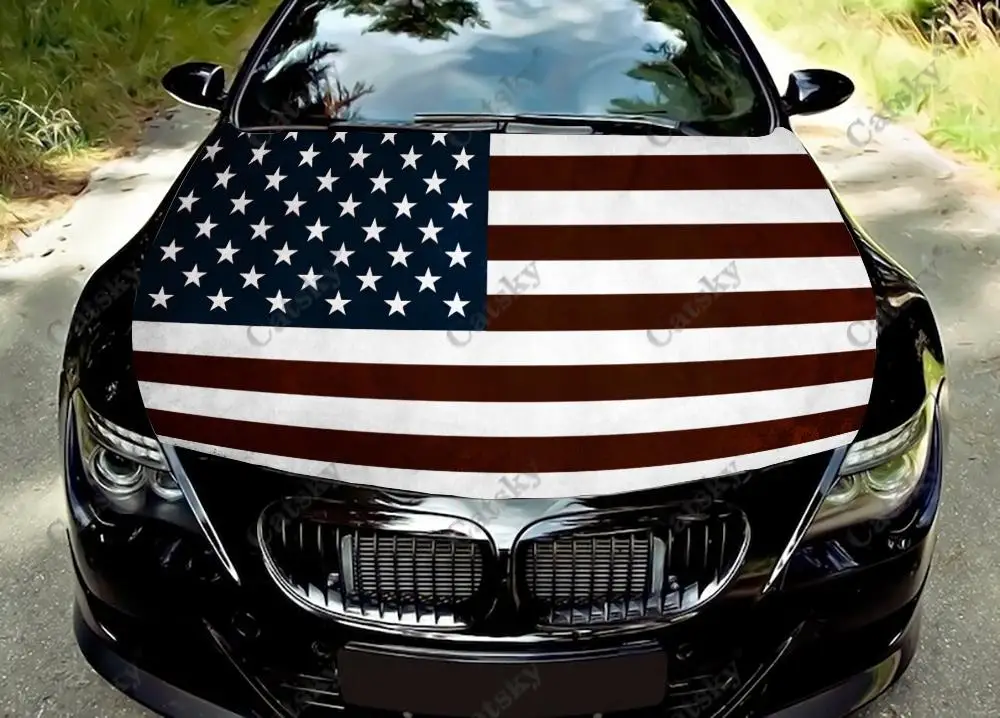 American flag Car Hood Vinyl Stickers Wrap Vinyl Film Engine Cover Decals Sticker on Car Auto Accessories
American flag Car Hood Vinyl Stickers Wrap Vinyl Film Engine Cover Decals Sticker on Car Auto Accessories