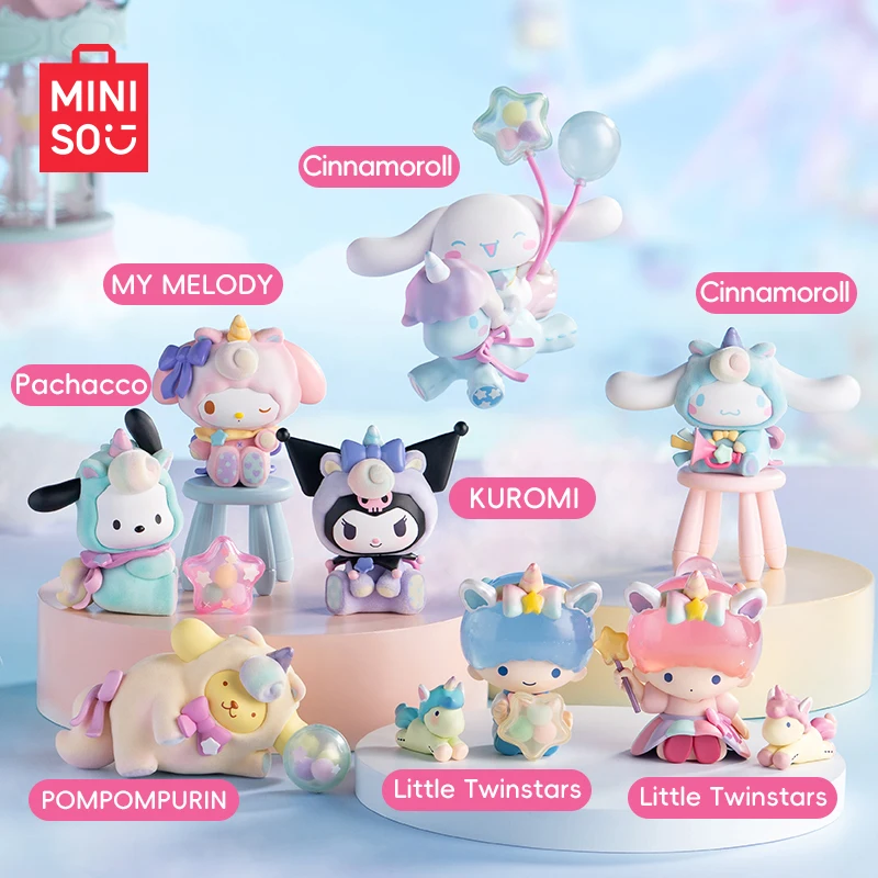 MINISO оригинальные персонажи Sanrio фантастический рай серия слепые коробки My Melody Kuromi
