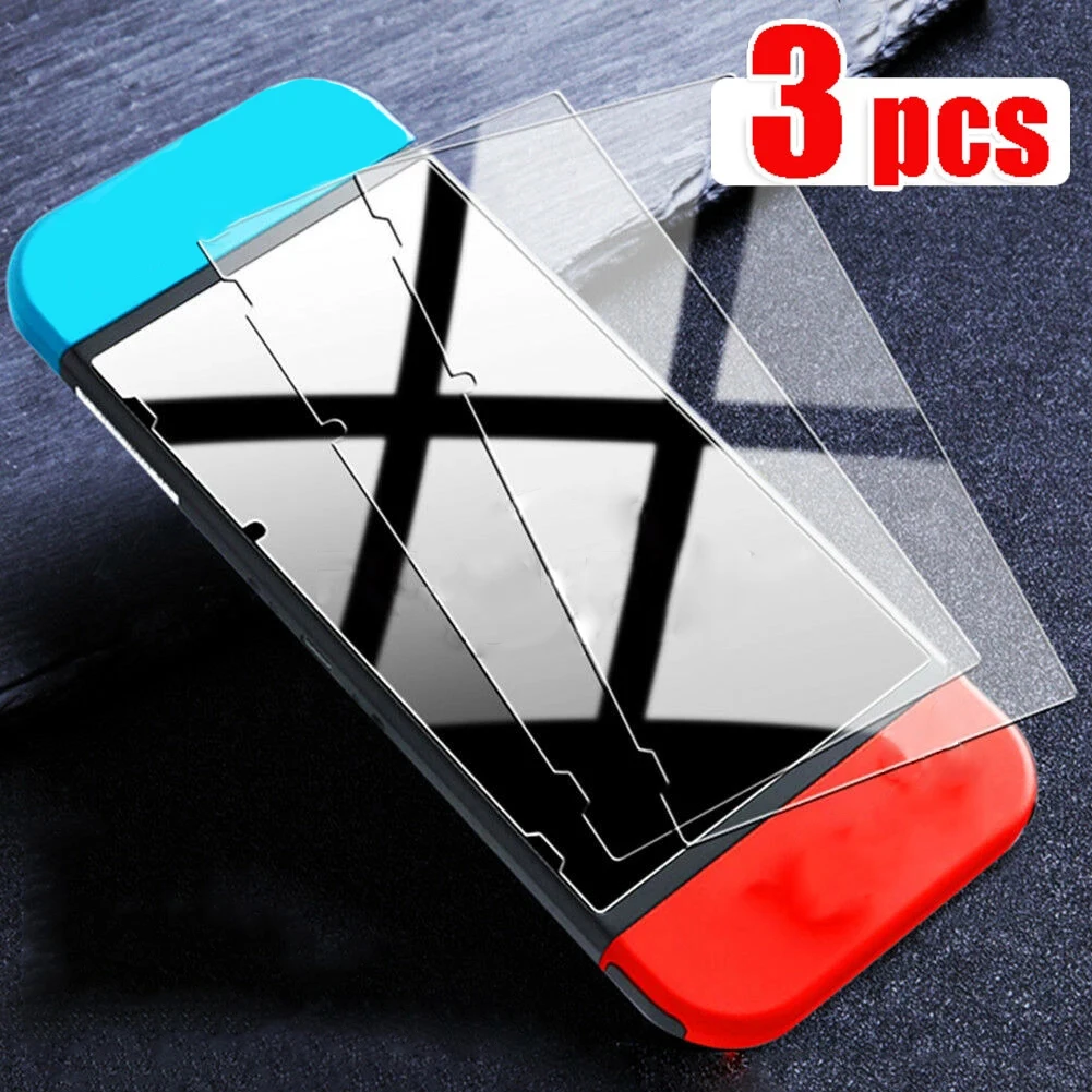 3PCS For Nintend Switch Tempered Glass Screen Protectors For Nintend Switch Lite/OLED Waterproof Anti-scratch Protective Films 
3PCS For Nintend Switch Tempered Glass Screen Protectors For Nintend Switch Lite/OLED Waterproof Anti-scratch Protective Films