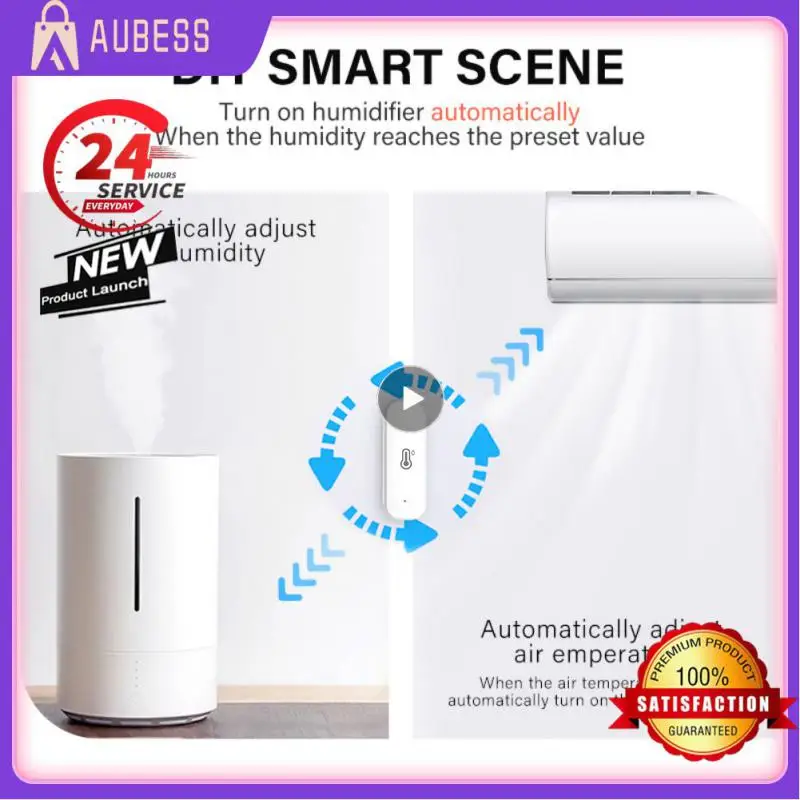 1~8PCS Thermometer Real-time Monitor Work With Alexa Google Home Temperature And Humidity Sensor Mini Mutifunctional
1~8PCS Thermometer Real-time Monitor Work With Alexa Google Home Temperature And Humidity Sensor Mini Mutifunctional