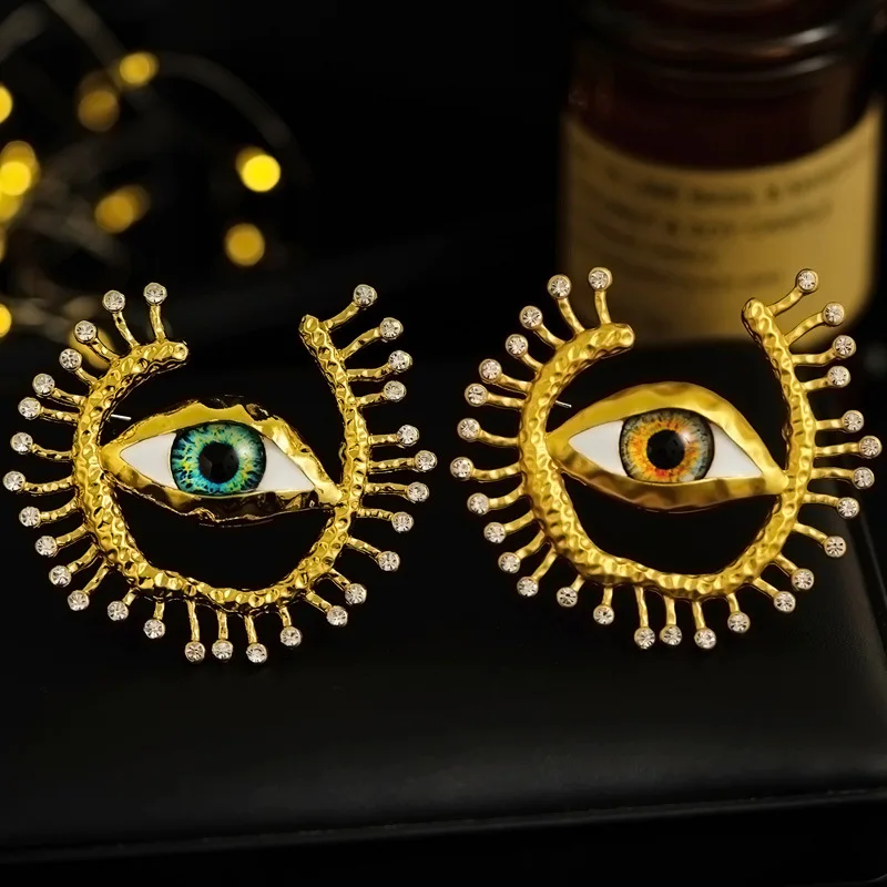 Новая Европейская и американская винтажная модная женская брошь в форме глаза аксессуар для пальто булавка для мужчин и женщин
Новая Европейская и американская винтажная модная женская брошь в форме глаза аксессуар для пальто булавка для мужчин и женщин