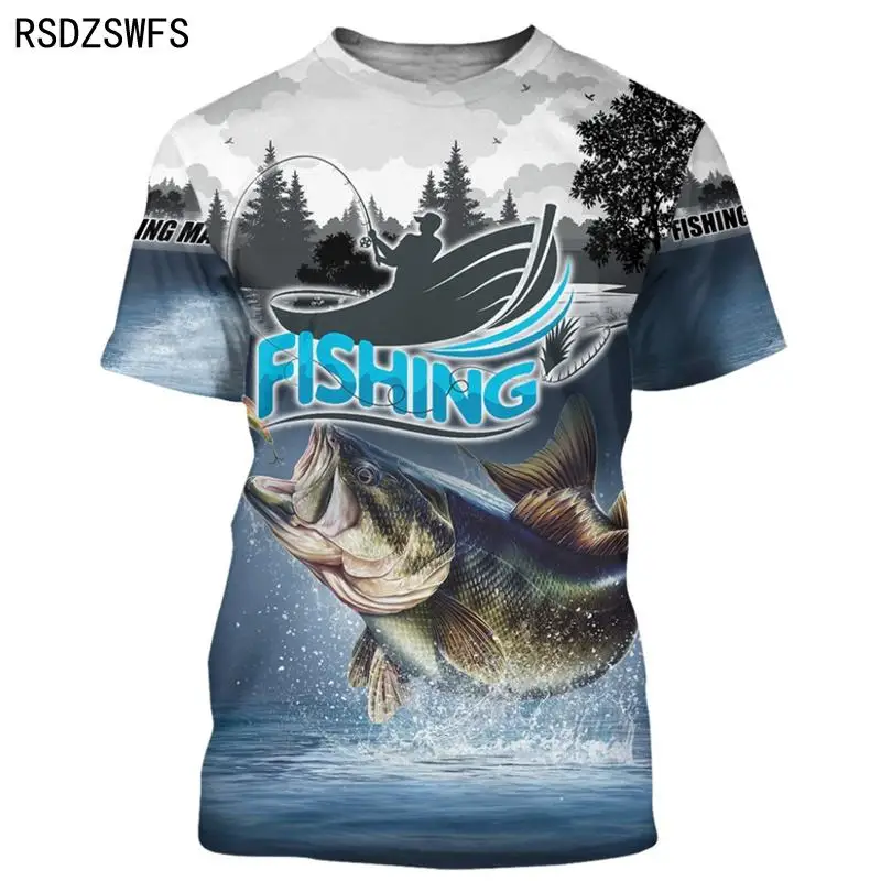 2022 Summer 3D Carp Fishing T-Shirt Men's Women's Street Fashion Round Neck Short Sleeves Oversized Clothing Tops
2022 Summer 3D Carp Fishing T-Shirt Men's Women's Street Fashion Round Neck Short Sleeves Oversized Clothing Tops