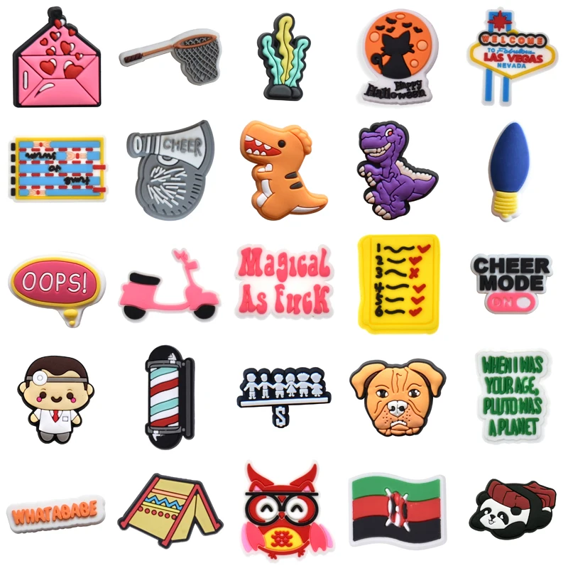Decorations Pins Summer Designer for Crocs Charms Shoe Charms Shoes Accessories 50pcs Kids for Croc Charm Jeans Xmas Gifts Women
Decorations Pins Summer Designer for Crocs Charms Shoe Charms Shoes Accessories 50pcs Kids for Croc Charm Jeans Xmas Gifts Women