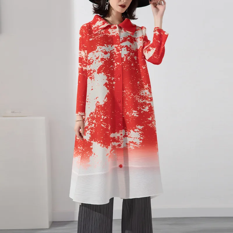SuperAen 2022 Spring New Single Breasted Cardigan Prining Oversized Thin Medium and Long Coat Women
SuperAen 2022 Spring New Single Breasted Cardigan Prining Oversized Thin Medium and Long Coat Women