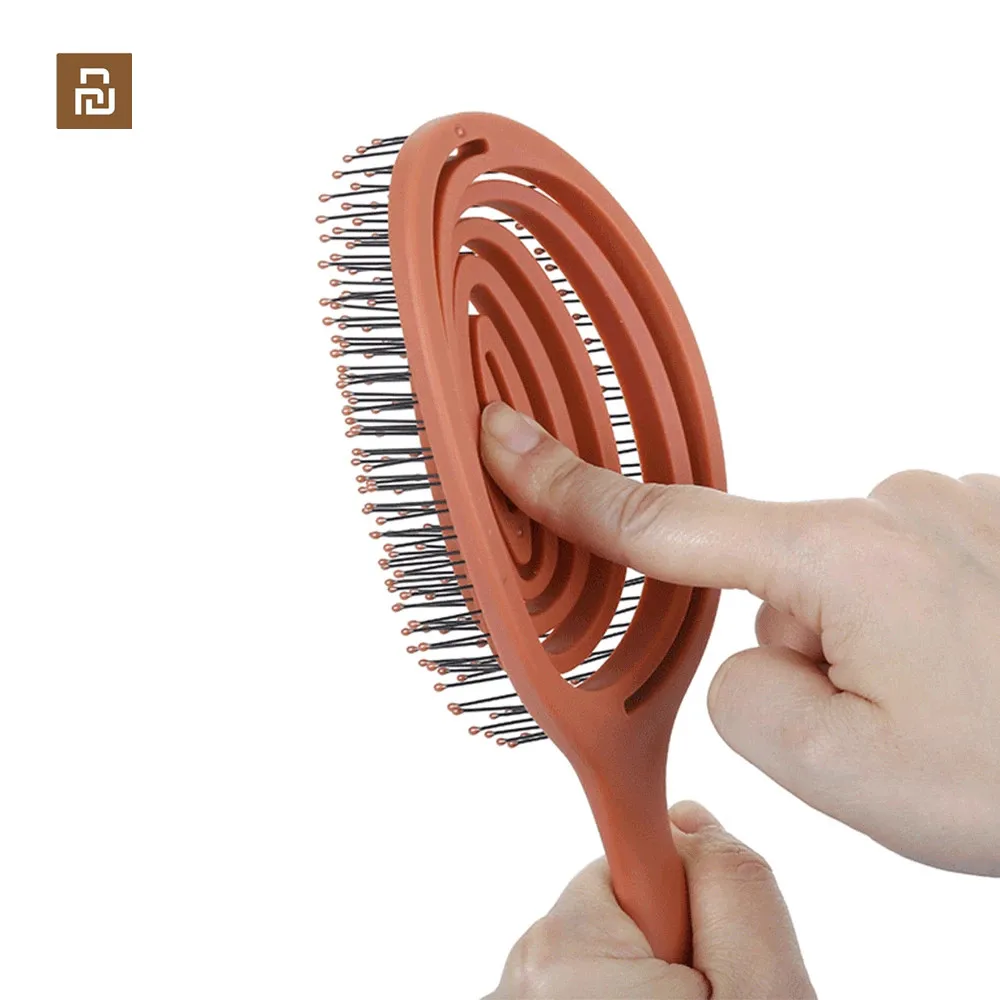 

Mijia Youpin Xinzhi Relaxing Elastic Massage Comb Portable Hair Brush Massage Brush Magic Brushes Head Combs