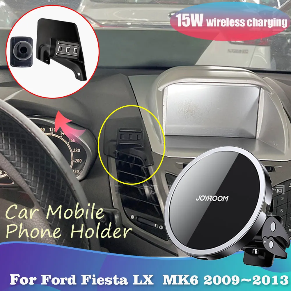 Car Phone Holder for Ford Fiesta LX MK6 2009~2013 2010 Magnetic Clip Stand Support Wireles Charging Sticker Accessories iPhone
Car Phone Holder for Ford Fiesta LX MK6 2009~2013 2010 Magnetic Clip Stand Support Wireles Charging Sticker Accessories iPhone
