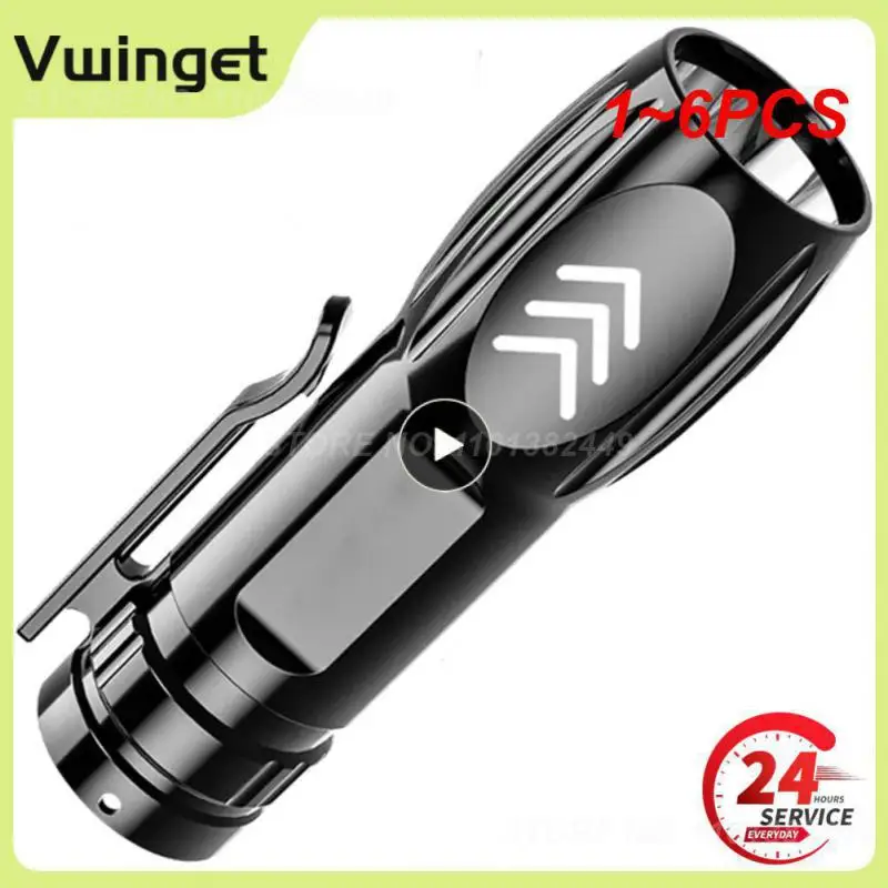 1~6PCS Flashlight LED Outdoor Household LED Torches Mini USB Charging Rechargeable Battery Portable Tactical Flashlight
1~6PCS Flashlight LED Outdoor Household LED Torches Mini USB Charging Rechargeable Battery Portable Tactical Flashlight
