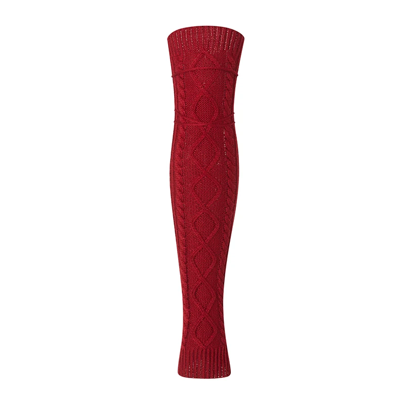 3 Colors Women's Knitted Leg Warmers Soft Warm Lace Up Elastic Thigh High Leg Warmer Winter Socks - One Size
3 Colors Women's Knitted Leg Warmers Soft Warm Lace Up Elastic Thigh High Leg Warmer Winter Socks - One Size