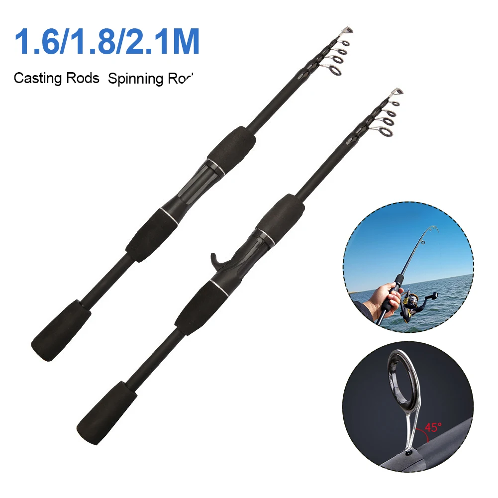 Telescopic Portable Rod ML Tone Rod Straight/Curved Handle Flexible Anti-slip Fishing Pole Comfortable Carbon fiber Sea Fishing
Telescopic Portable Rod ML Tone Rod Straight/Curved Handle Flexible Anti-slip Fishing Pole Comfortable Carbon fiber Sea Fishing