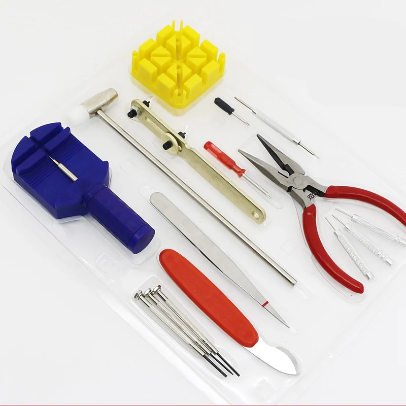 16 Pcs/Set Profession Watch Repair Tool Watch Strap Link Pin Adjustable Remover Case Opener Watchmaker Bracelet Repair Bag
16 Pcs/Set Profession Watch Repair Tool Watch Strap Link Pin Adjustable Remover Case Opener Watchmaker Bracelet Repair Bag