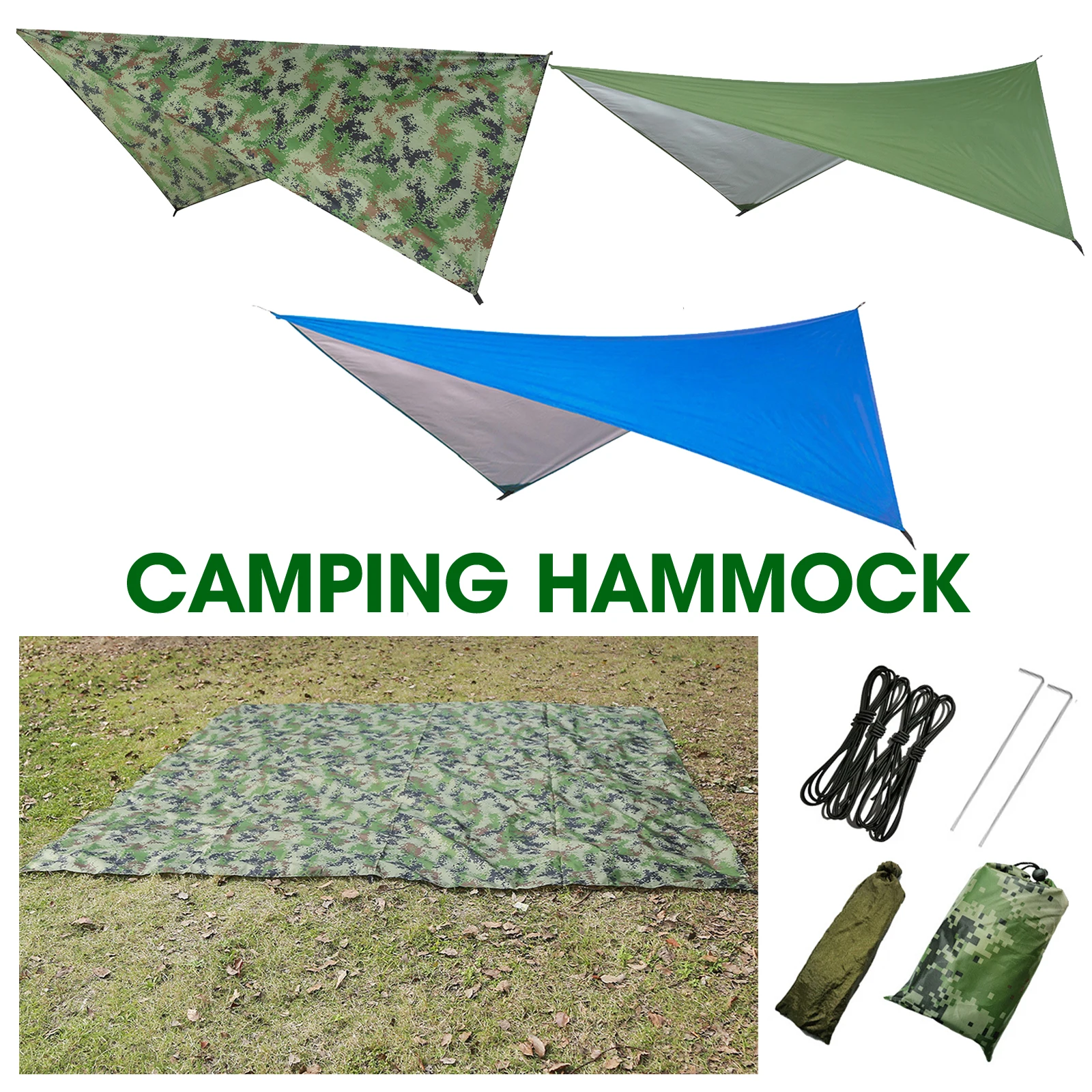 1 Set Triangle Canopy Outdoor Tent Waterproof and Sunscreen Beach Sunshade Camouflage Multi-functional Camping Supplies
1 Set Triangle Canopy Outdoor Tent Waterproof and Sunscreen Beach Sunshade Camouflage Multi-functional Camping Supplies