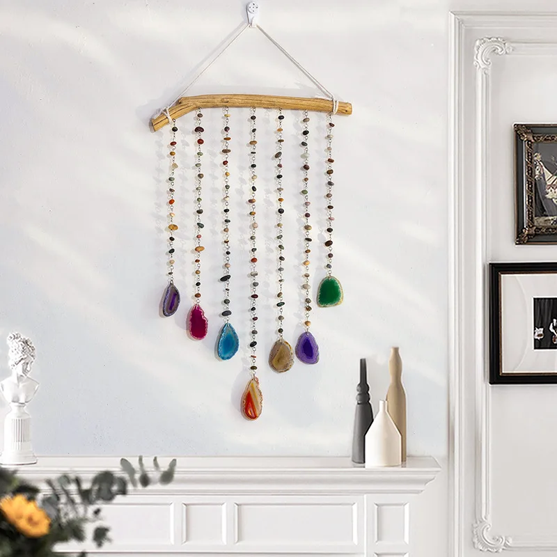 Wooden Hanging Crystal Natural Stones Suncatcher Stunning Sun Catcher Interior House Room Art Wall Decoration Nordic Ornaments
Wooden Hanging Crystal Natural Stones Suncatcher Stunning Sun Catcher Interior House Room Art Wall Decoration Nordic Ornaments