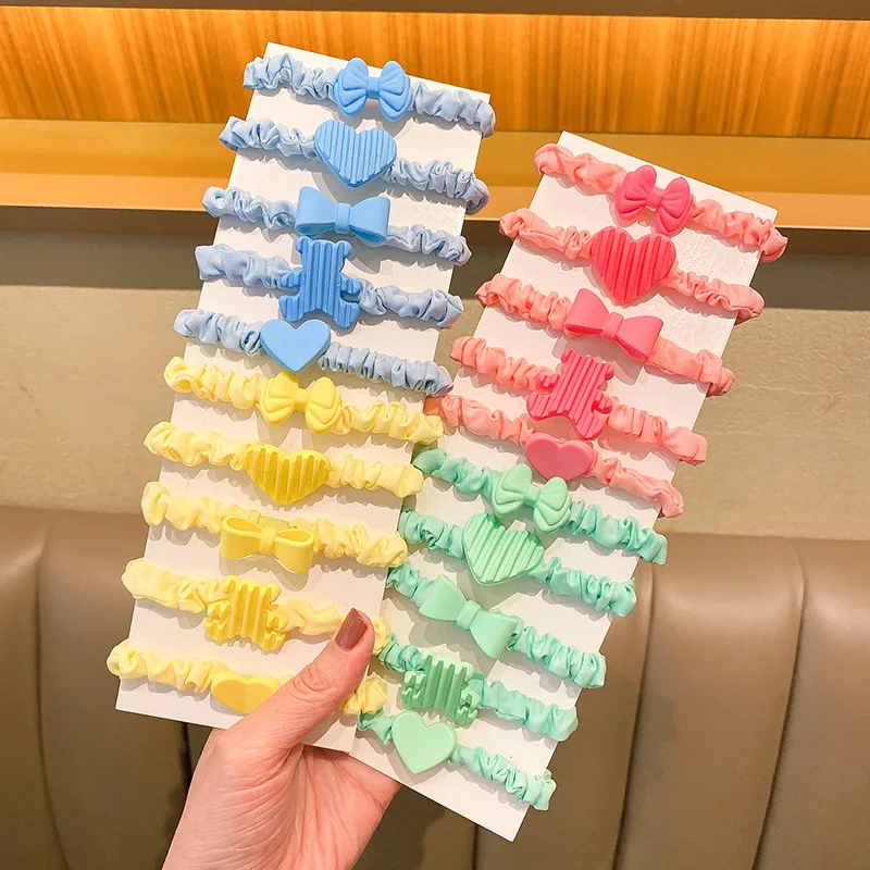 5 Pcs Cute Bow Girl Head Rope Hair Ring High Quality Elasticity Small Intestine Ring Hair Accessories Rubber Band Ornaments Gift
5 Pcs Cute Bow Girl Head Rope Hair Ring High Quality Elasticity Small Intestine Ring Hair Accessories Rubber Band Ornaments Gift