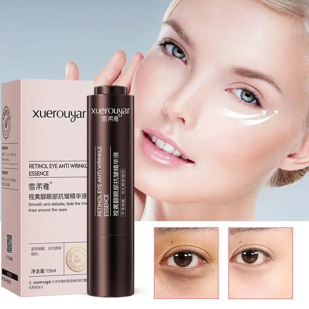 Retinol Eye Anti Wrinkle Essence Puffiness Lifting Firming Small Coffee Tube Remove Eye Bag Black Circle Fishtail Eye Cream
Retinol Eye Anti Wrinkle Essence Puffiness Lifting Firming Small Coffee Tube Remove Eye Bag Black Circle Fishtail Eye Cream