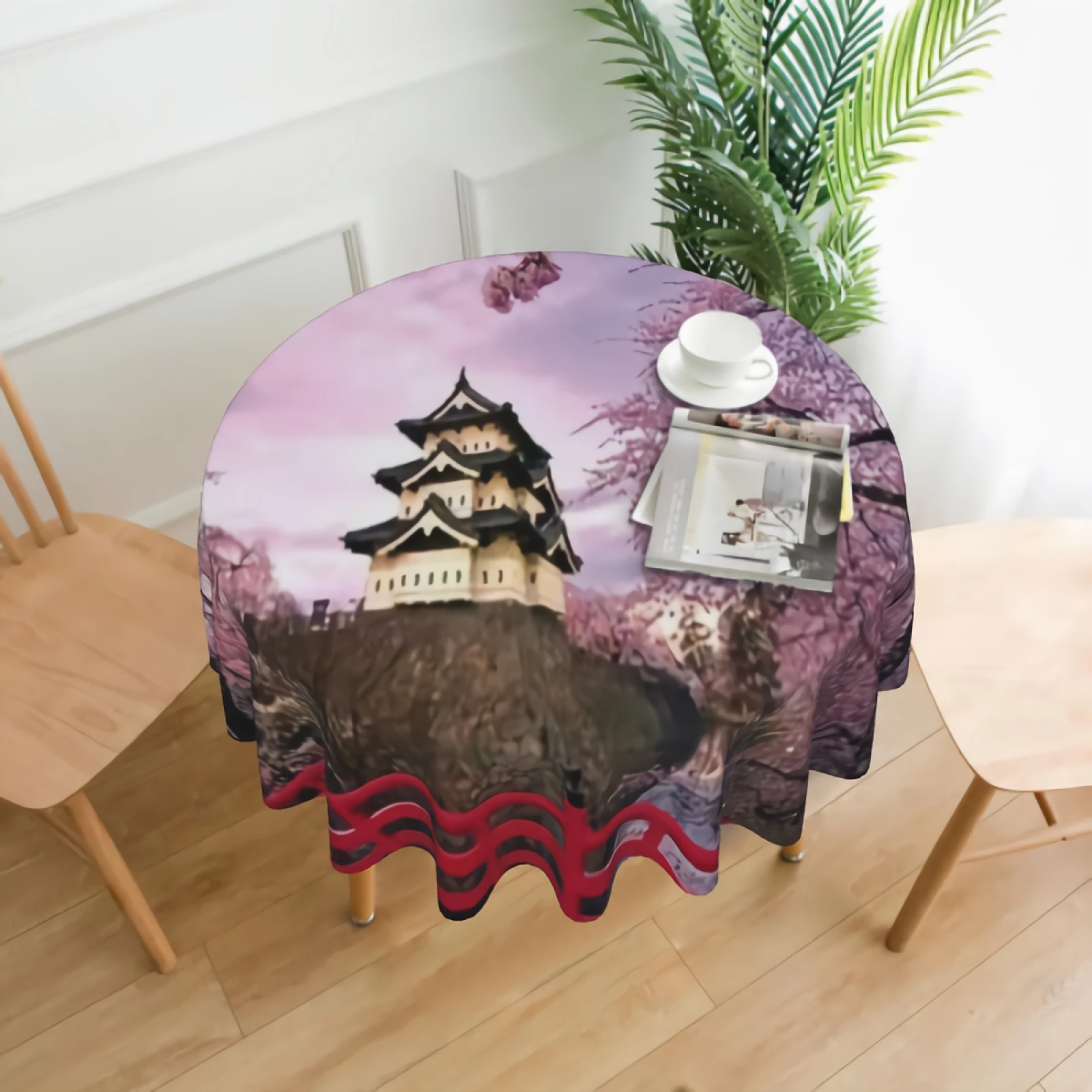 Cherry Blossoms Japanese Garden Tablecloth 60 Inch Round In Ruiti Table Cloth Waterproof Fabric Farmhouse Tablecloths
Cherry Blossoms Japanese Garden Tablecloth 60 Inch Round In Ruiti Table Cloth Waterproof Fabric Farmhouse Tablecloths