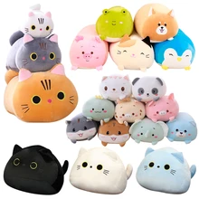 20-90CM Huge Size Squishy Animal Pillow Cushion Plush Toys Lovely Cat Piggy Hamster Totoro Plushie Dolls Surprise Birthday Gifts