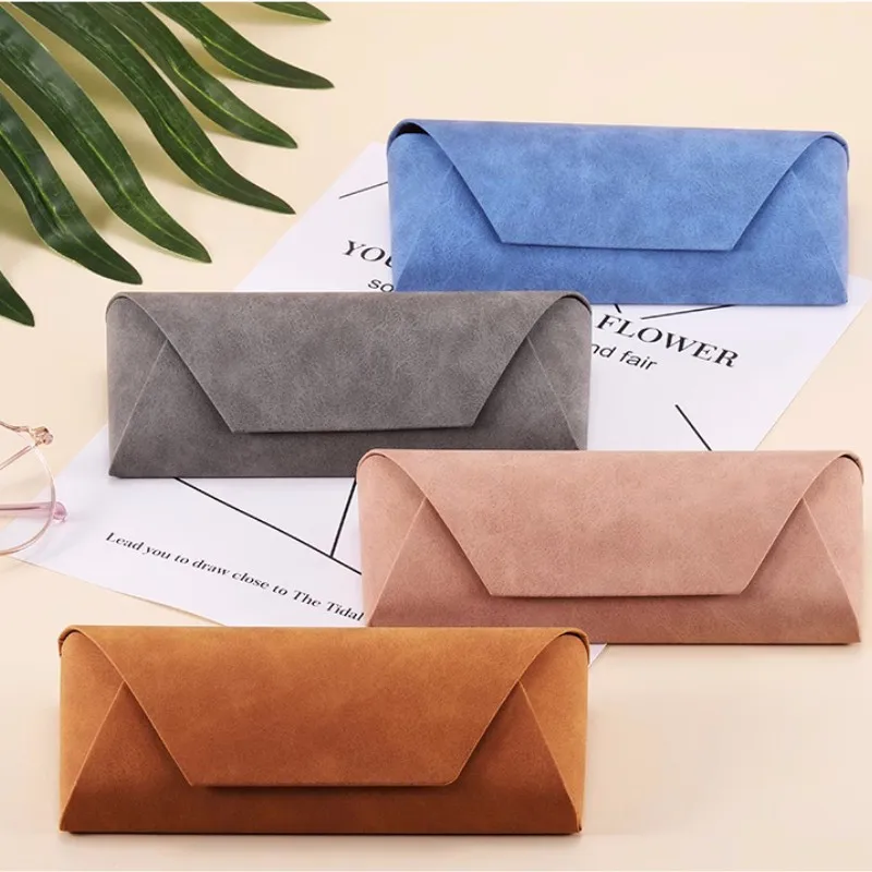 1pcs New Vintage Folding Glasses Case Simple Portable Anti-Crush Pu Leather Sunglasses Case For Women Men Glasses Storage Box
1pcs New Vintage Folding Glasses Case Simple Portable Anti-Crush Pu Leather Sunglasses Case For Women Men Glasses Storage Box