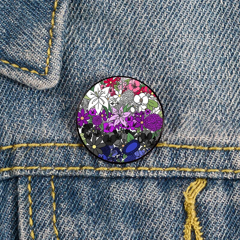 Genderfluid pride flowers Pin Custom Brooches Shirt Lapel teacher tote Bag backpacks Badge Cartoon gift brooches pins for women
Genderfluid pride flowers Pin Custom Brooches Shirt Lapel teacher tote Bag backpacks Badge Cartoon gift brooches pins for women
